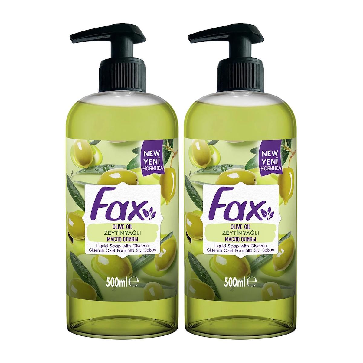 Fax Zeytinyağlı Nemlendiricili Sıvı Sabun 500 ml Tekli