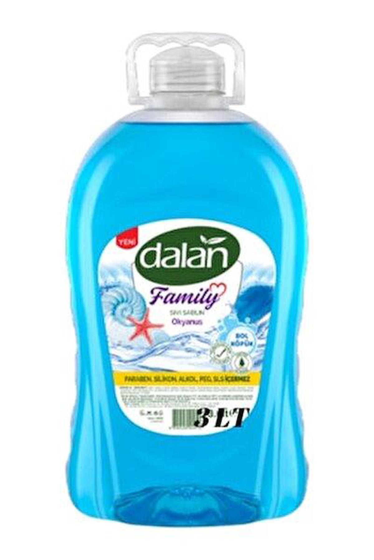 Dalan Okyanus Ferahlığı Nemlendiricili Sıvı Sabun 3 lt Tekli