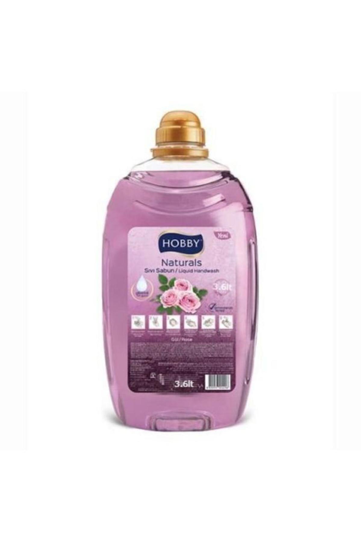 Hobby Gül Nemlendiricili Sıvı Sabun 3 lt Tekli