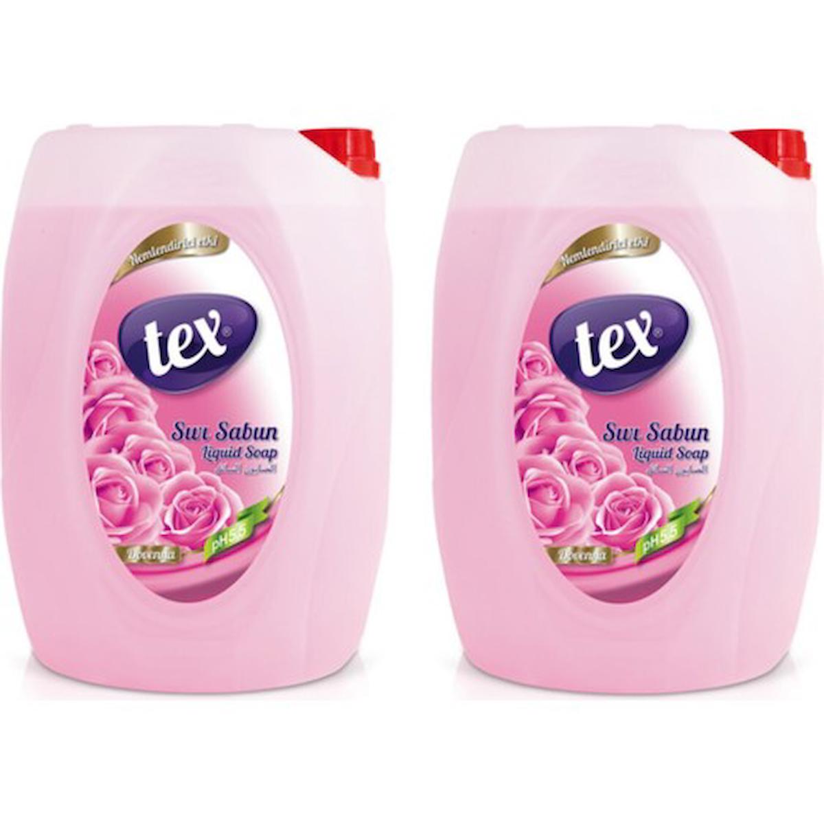 Tex Nemlendiricili Sıvı Sabun 2 x 5 kg 2'li