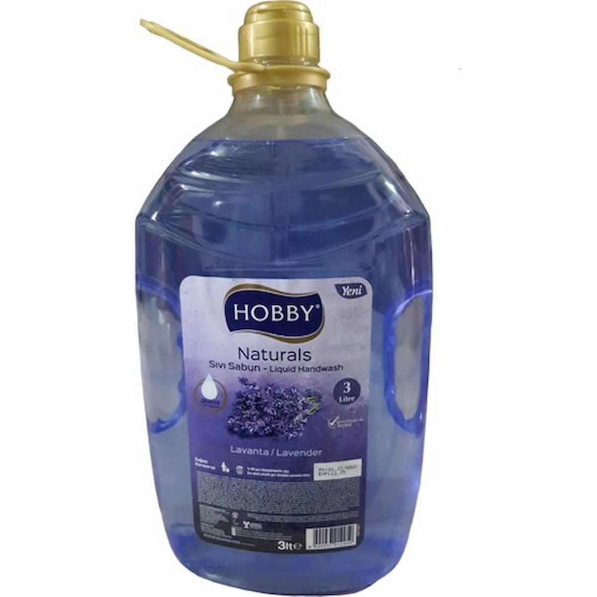 Hobby Gliserinli Lavanta Nemlendiricili Sıvı Sabun 3 lt Tekli