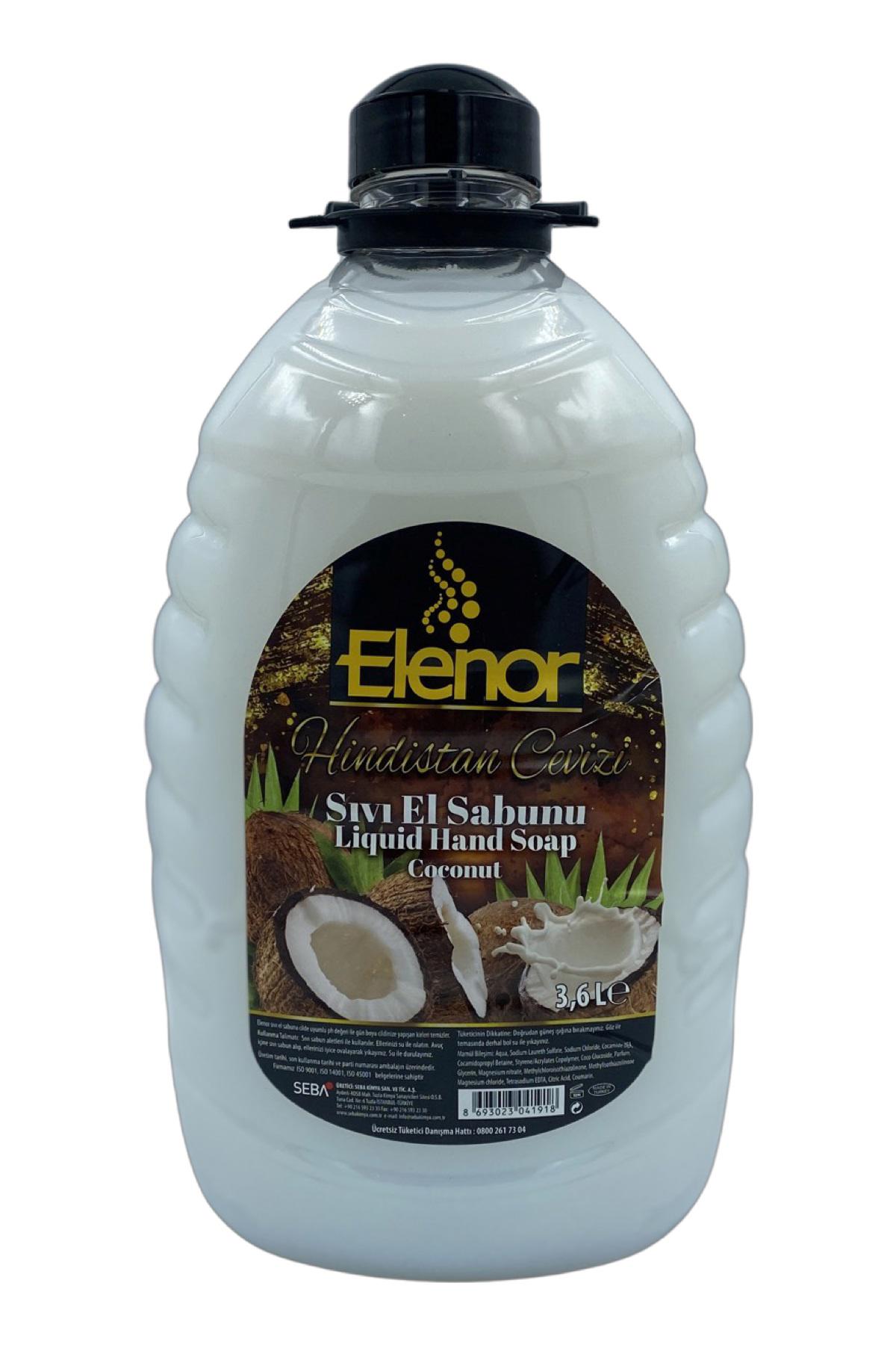 Elenor Hindistan Cevizli Nemlendiricili Sıvı Sabun 3.6 lt Tekli