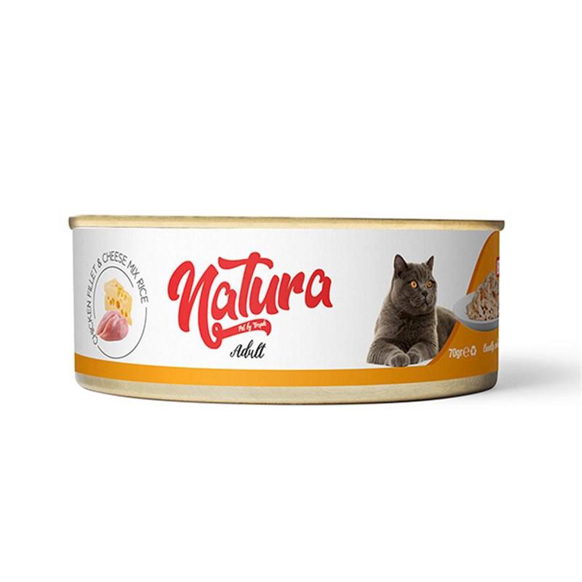Natura Pet Adult Tavuklu Yetişkin Yaş Kedi Maması 70 gr