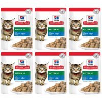 Hill's Chunks & Gravy Balıklı Yavru Yaş Kedi Maması 6x85 gr