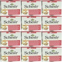 Schesir Salads Poke Tavuklu ve Sığır Etli Yetişkin Yaş Kedi Maması 12x85 gr