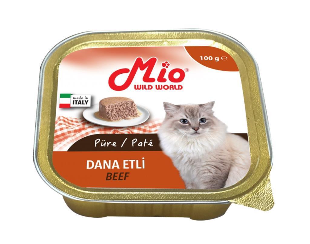 Mio Wild World Dana Etli Yetişkin Yaş Kedi Maması 100 gr