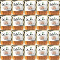 Schesir In Jelly Karidesli ve Tavuklu Yetişkin Yaş Kedi Maması 20x85 gr