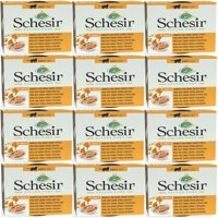 Schesir Salads Poke Ton Balıklı Yetişkin Yaş Kedi Maması 12x85 gr