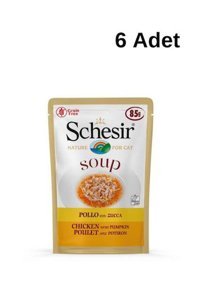 Schesir Nature Tavuklu Yetişkin Yaş Kedi Maması 6x85 gr