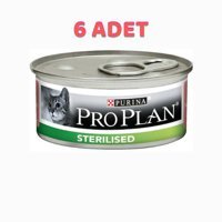 Pro Plan Sterilised Somonlu Yetişkin Yaş Kedi Maması 6x85 gr