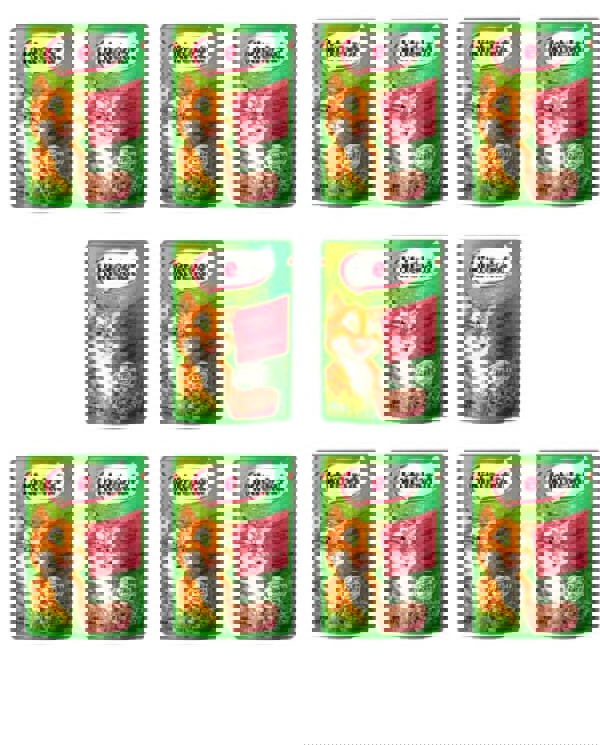 Kitekat Tavuklu Yetişkin Yaş Kedi Maması 10x100 gr
