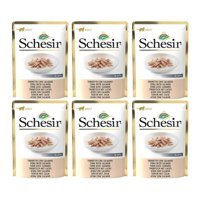 Schesir In Jelly Ton Balıklı ve Somonlu Yetişkin Yaş Kedi Maması 6x85 gr
