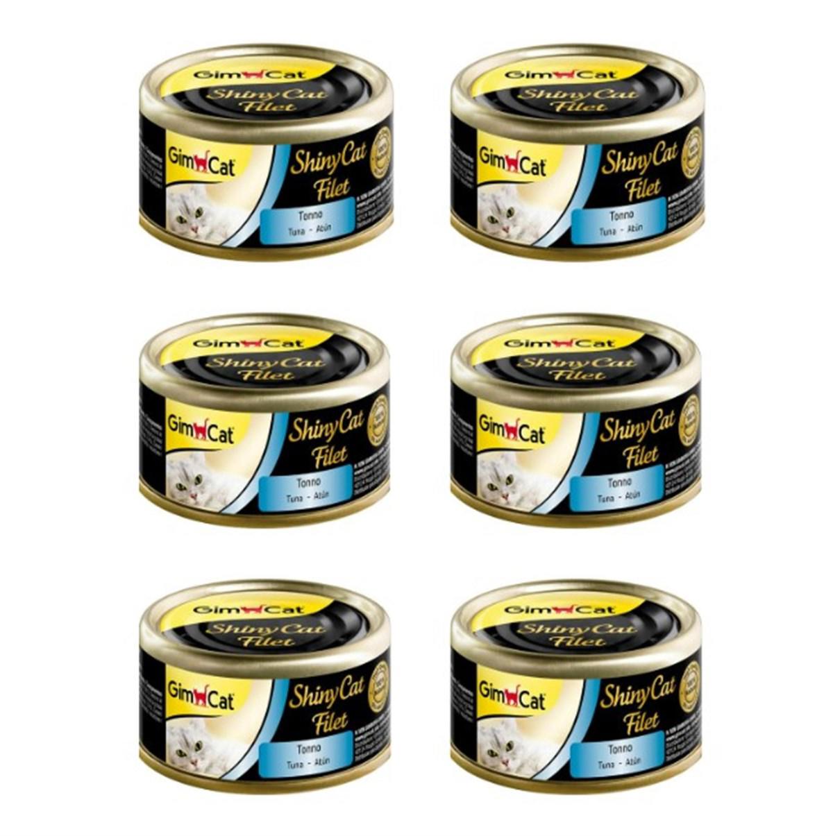 Gimcat Shinycat Filet Ton Balıklı Yetişkin Yaş Kedi Maması 70 gr