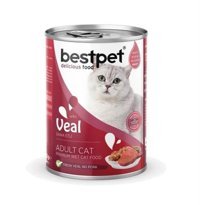 Bestpet Premium Dana Etli Soslu Yetişkin Yaş Kedi Maması 400 gr