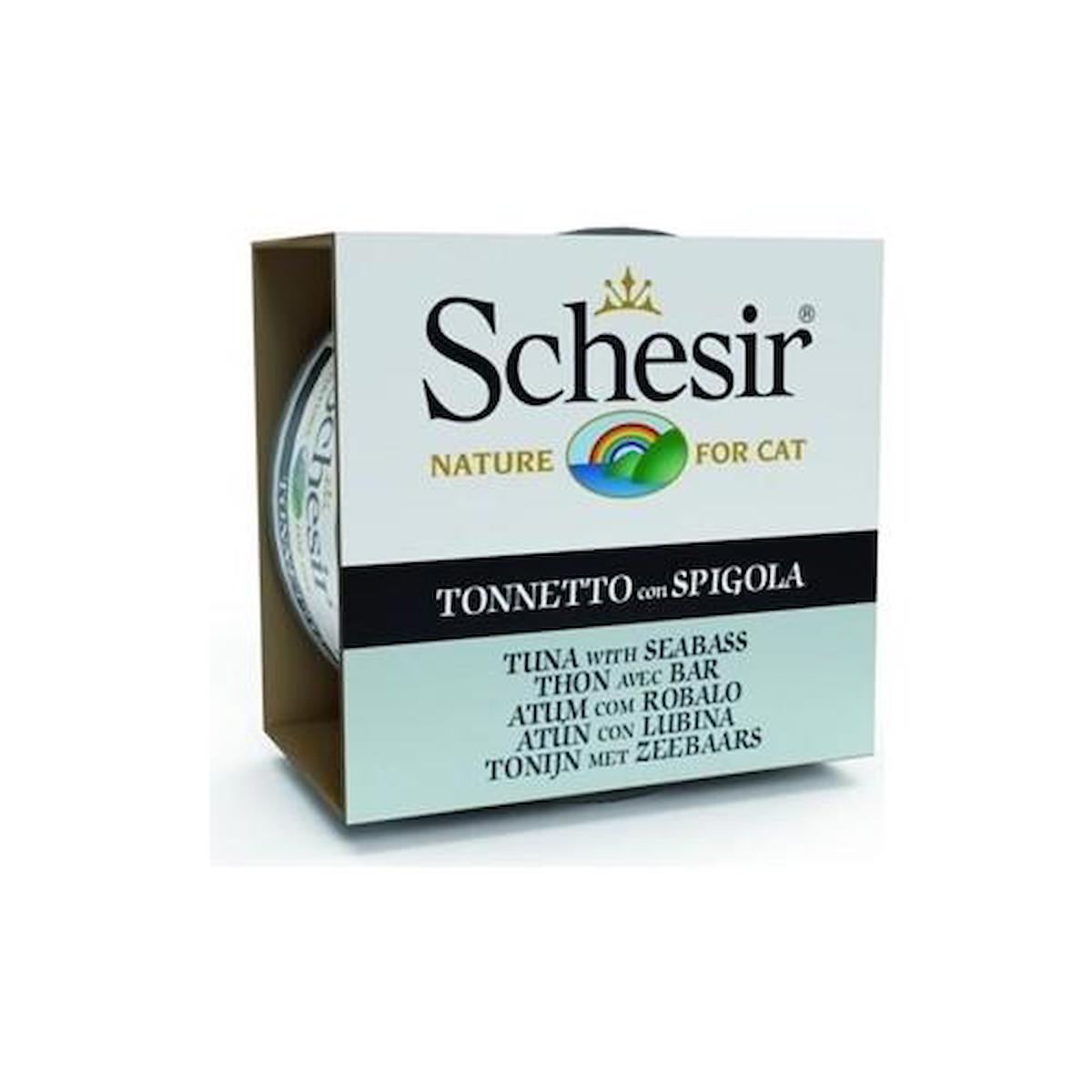 Schesir Nature Ton Balıklı Jöleli Yetişkin Yaş Kedi Maması 85 gr