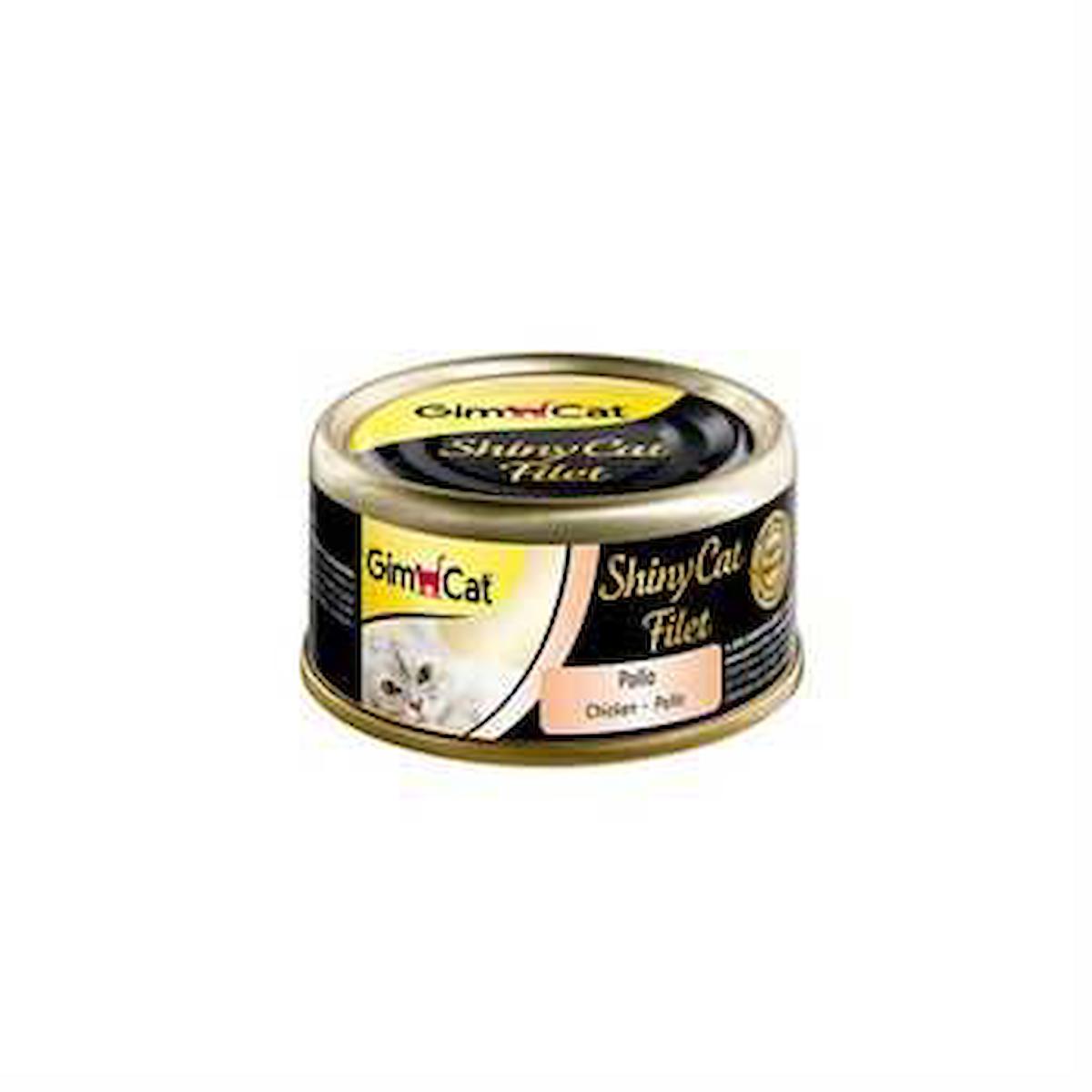 Gimcat Shiny Cat Tavuklu Yetişkin Yaş Kedi Maması 70 gr