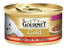 Purina Gold Tavuklu ve Sığır Etli Yetişkin Yaş Kedi Maması 85 gr