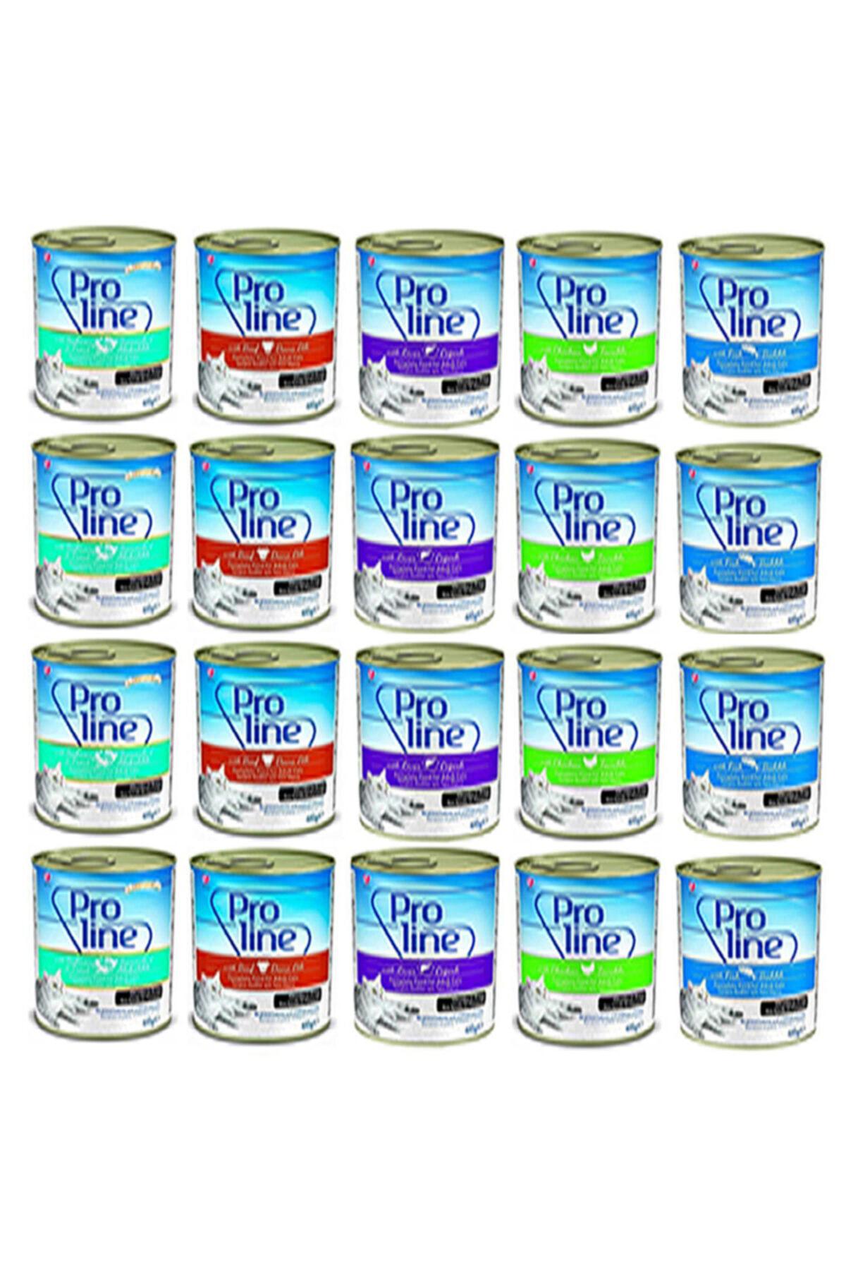 Pro Line Karışık Yetişkin Yaş Kedi Maması 20x405 gr