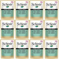 Schesir Nature Ton Balıklı Yetişkin Yaş Kedi Maması 12x100 gr