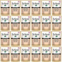 Schesir Nature Ton Balıklı ve Somonlu Yetişkin Yaş Kedi Maması 24x100 gr
