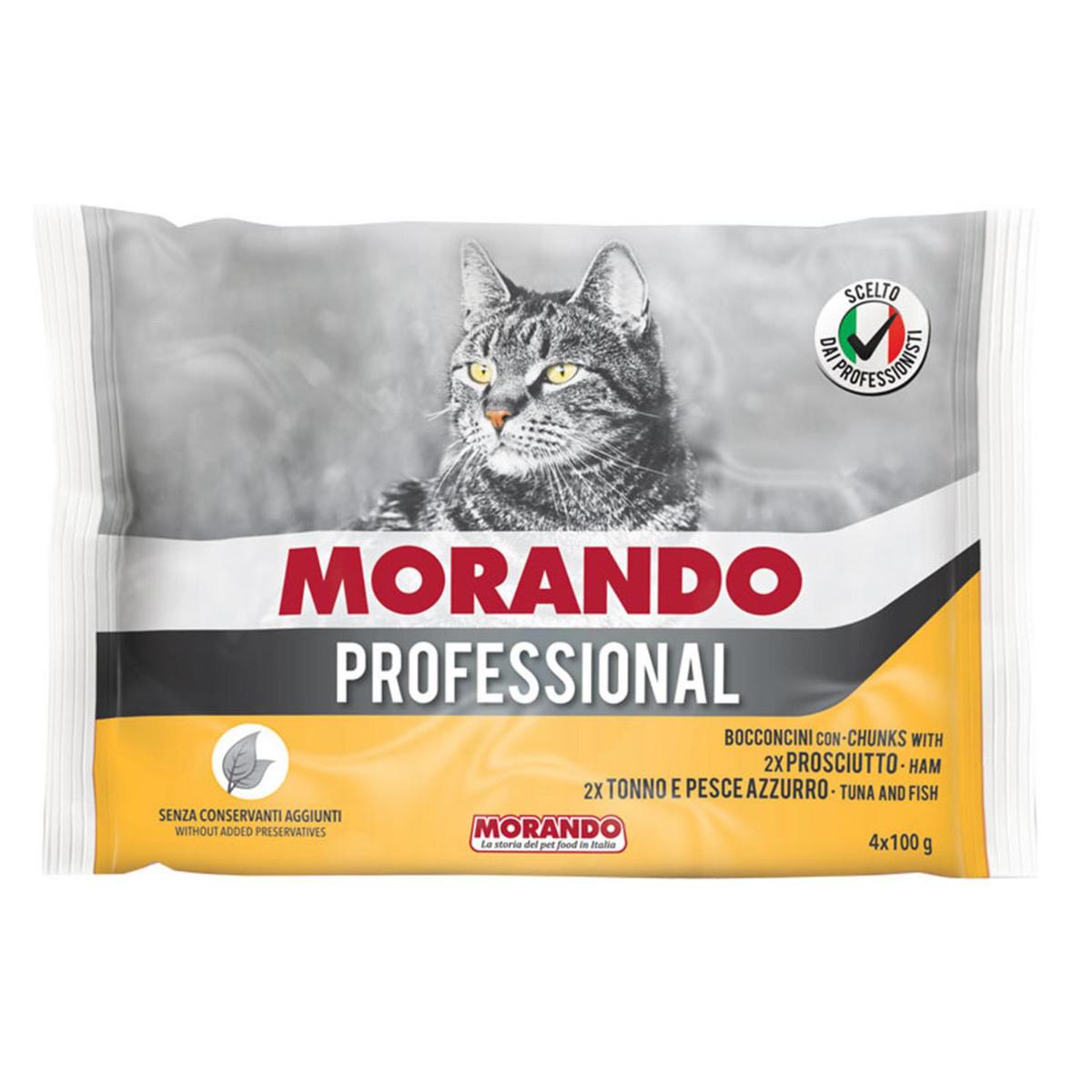 Morando Professional Karışık Yetişkin Yaş Kedi Maması 4x100 gr
