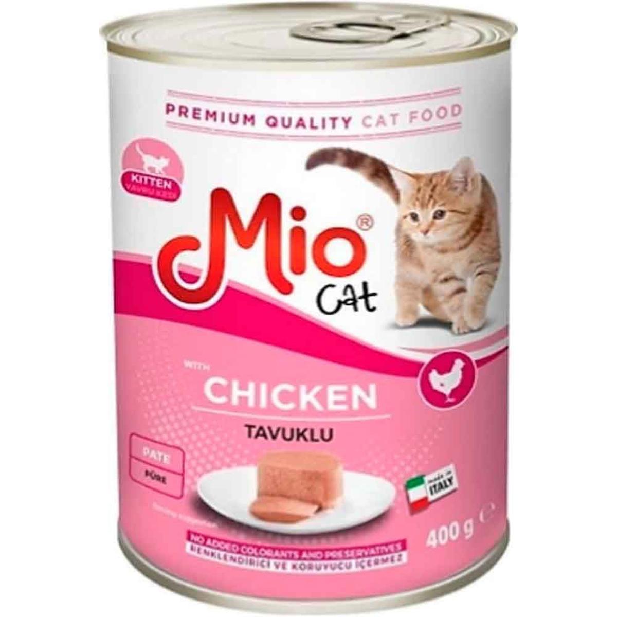 Mio Premium Quality Tavuklu Ezme Yavru Yaş Kedi Maması 400 gr