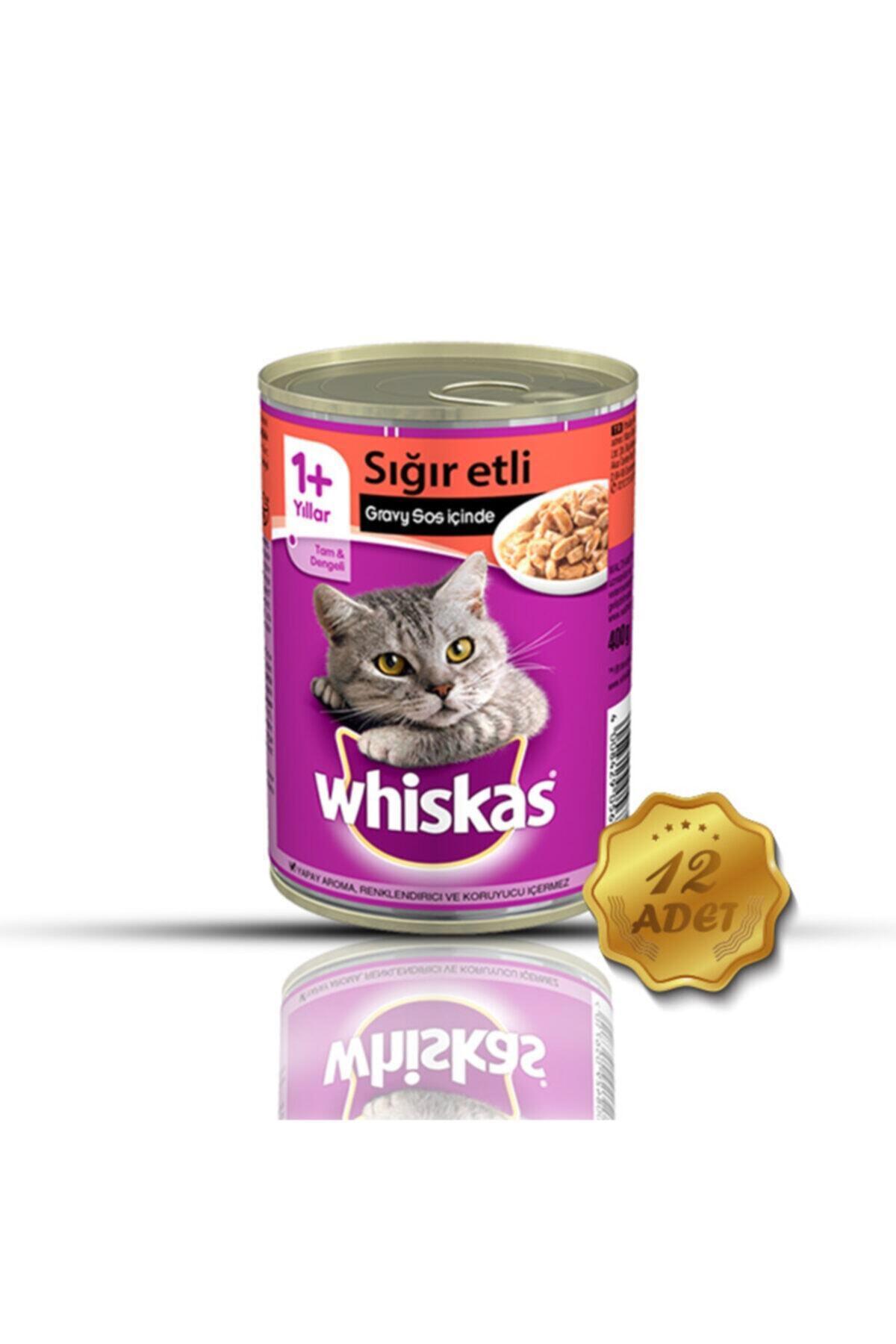 Whiskas Tam ve Dengeli Ton Balıklı Yetişkin Yaş Kedi Maması 12x400 gr