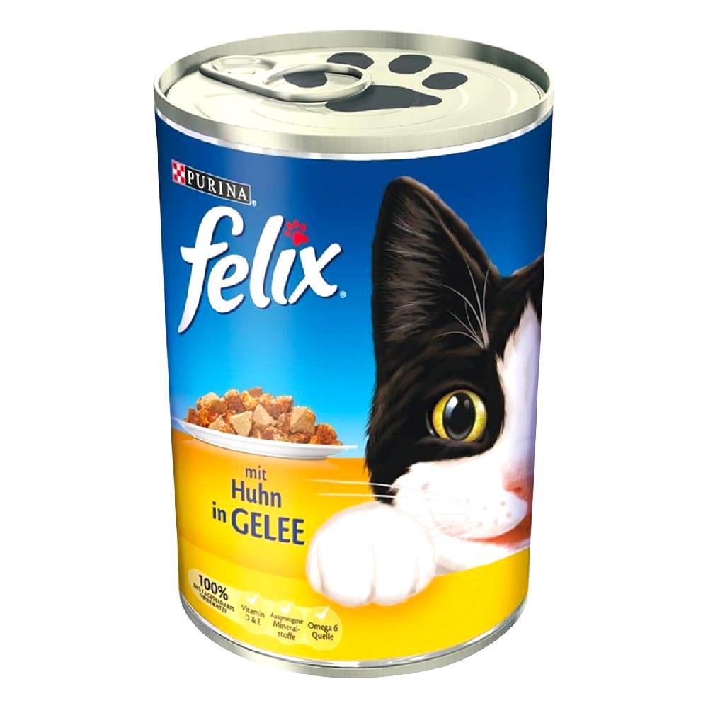 Felix Huhn In Gelee Tavuklu Yetişkin Yaş Kedi Maması 400 gr