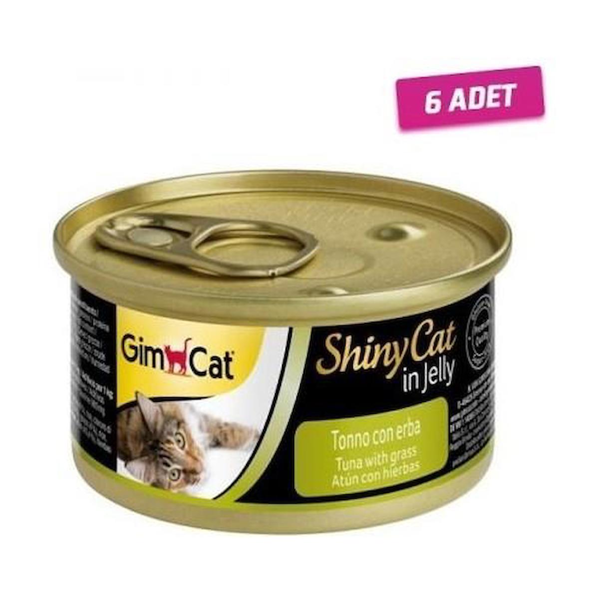 Gimcat Shinycat In Jelly Ton Balıklı Yetişkin Yaş Kedi Maması 70 gr