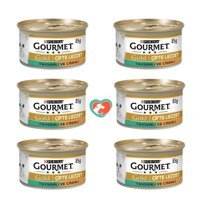 Purina Gold Ciğerli ve Tavşanlı Yetişkin Yaş Kedi Maması 6x85 gr