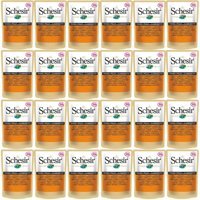 Schesir Nature Karidesli ve Tavuklu Yetişkin Yaş Kedi Maması 24x100 gr