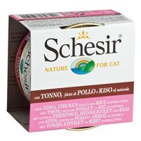 Schesir Nature Balıklı ve Tavuklu Yetişkin Yaş Kedi Maması 6x85 gr
