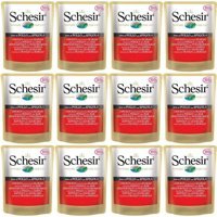 Schesir Nature Tavuklu Yetişkin Yaş Kedi Maması 12x100 gr