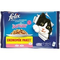 Felix So Gut Wie Es Aussieht Tavuklu ve Sığır Etli Yetişkin Yaş Kedi Maması 85 gr