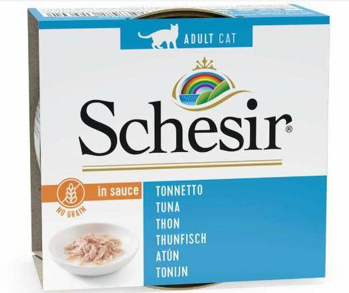 Schesir In Souce Ton Balıklı Soslu Yetişkin Yaş Kedi Maması 70 gr