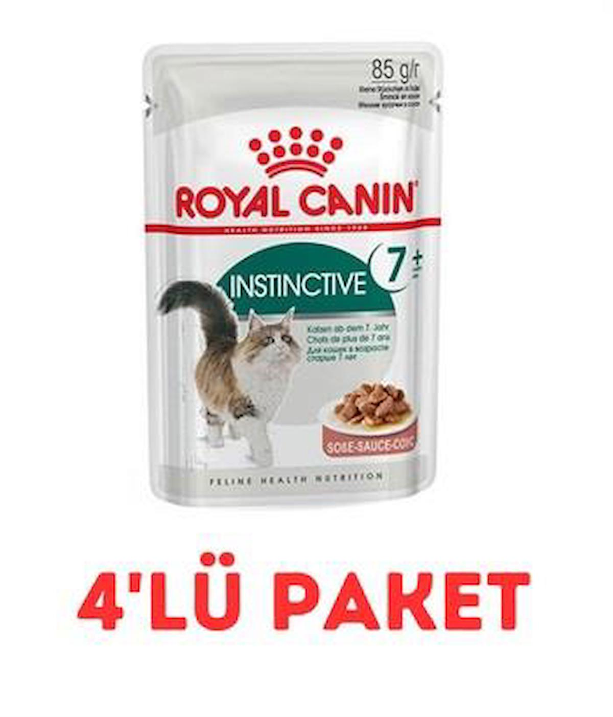 Royal Canin Instinctive Etli Yaşlı Yaş Kedi Maması 4x85 gr