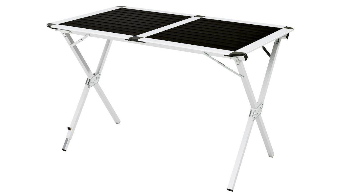 Easy Camp 70 x 110 cm Çantalı Dikdörtgen Alüminyum Katlanır Kamp Masası Siyah