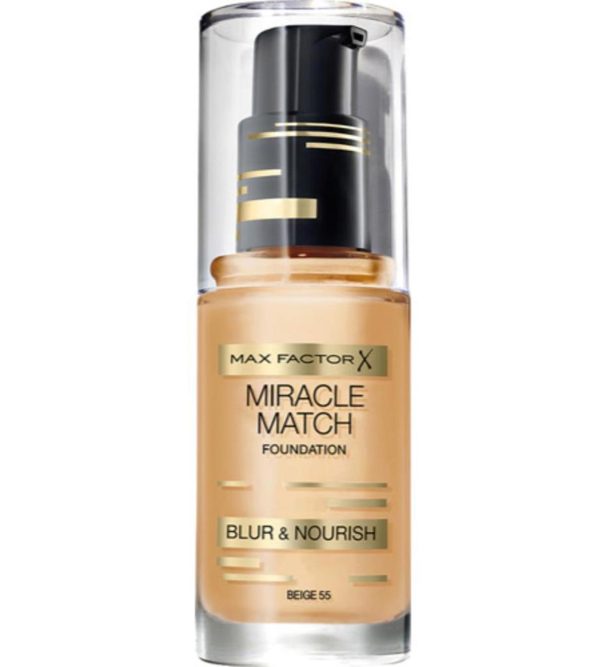 Max Factor Miracle Match Blur Nourish 55 Beige Likit Serum Fondöten 30 ml