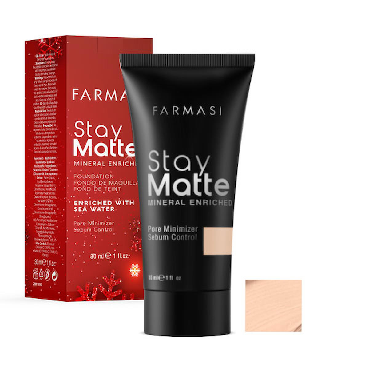 Farmasi Stay Matte Winter 03 Natural Krem Tüp Fondöten 30 ml