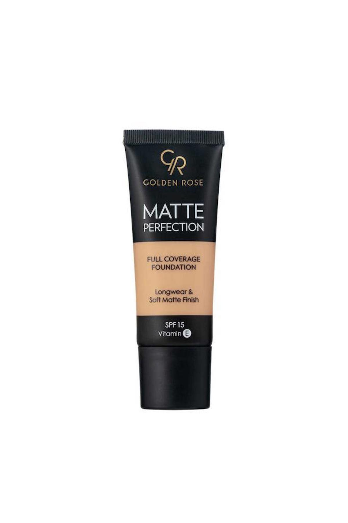 Golden Rose Matte Perfection Full Coverage Natural 5 Likit Serum Fondöten 30 ml