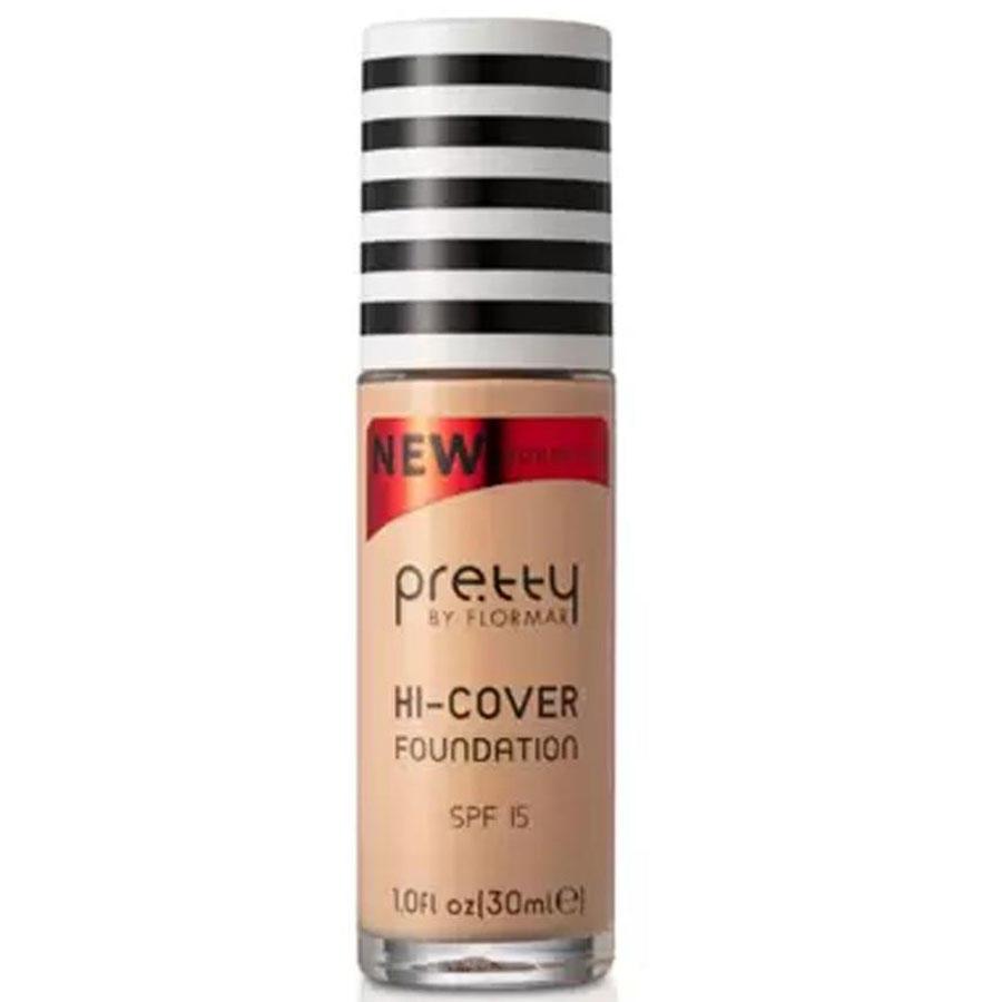 Flormar Pretty Hi-Cover 02 Pastelle Güneş Koruyuculu Likit Serum Fondöten 30 ml