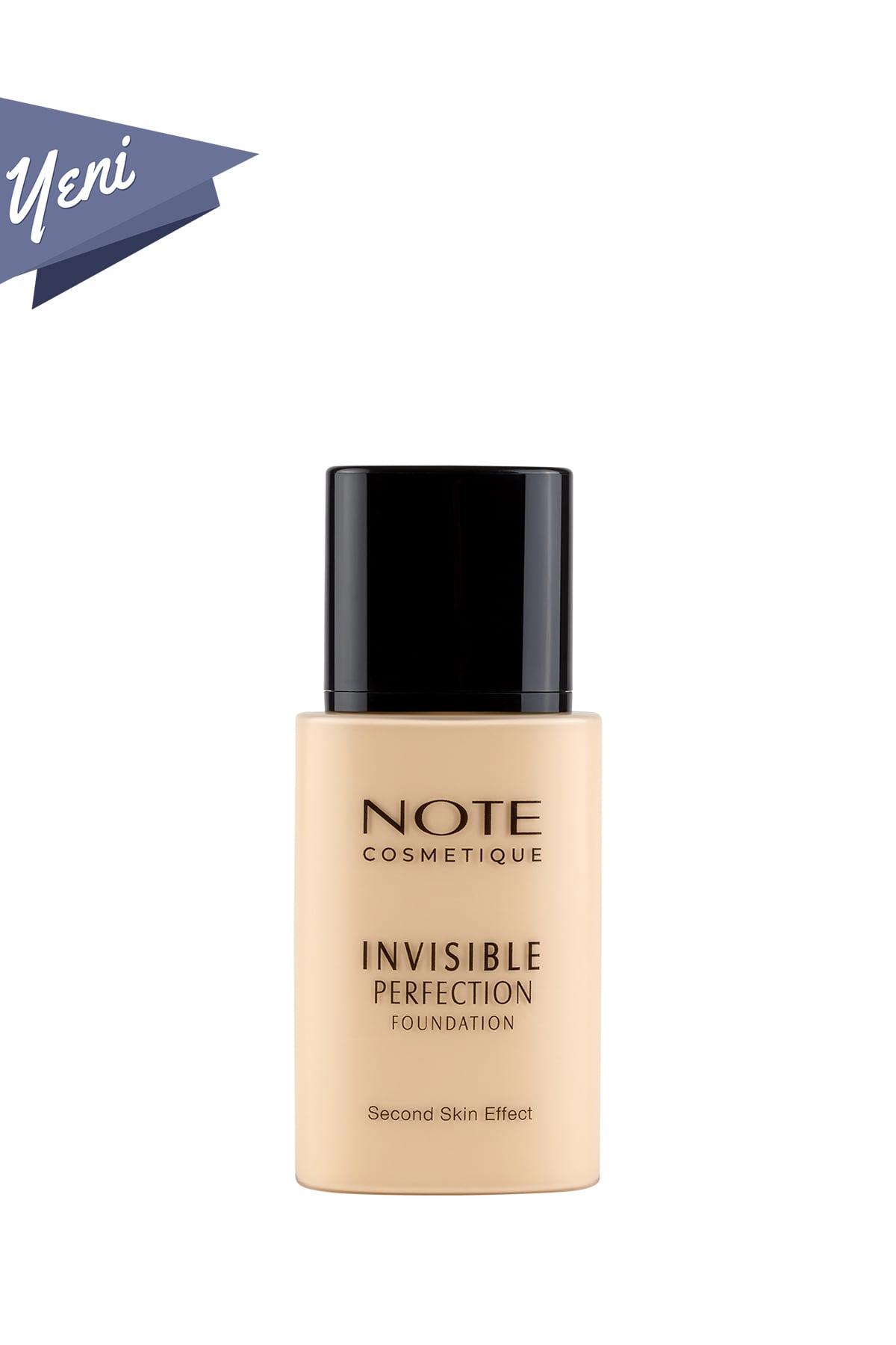 Note Invisible Perfection 100 Bare Sand Evet Likit Tüp Fondöten 35 ml