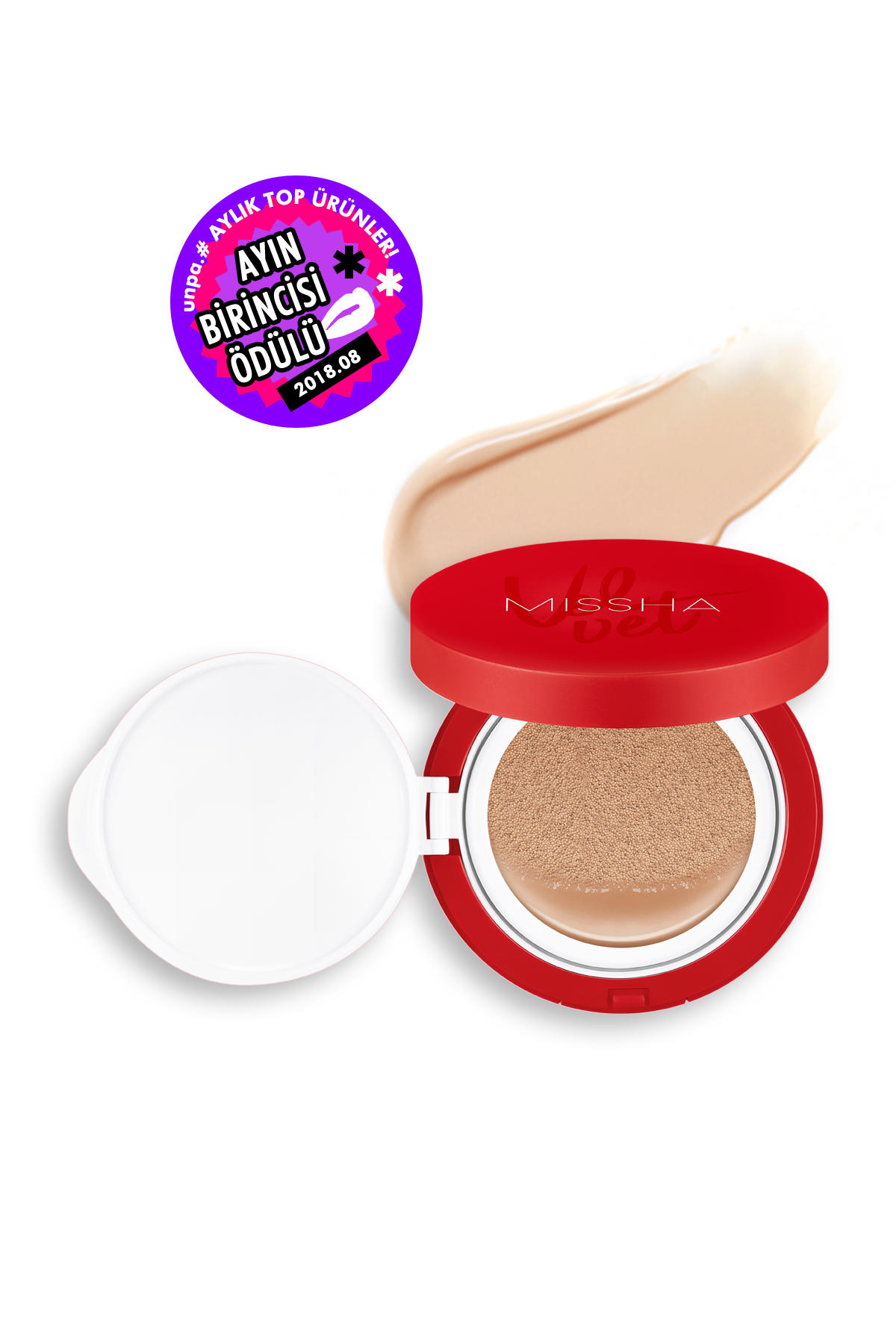 Missha Velvet No: 23 Güneş Koruyuculu Pudra Kompakt Fondöten