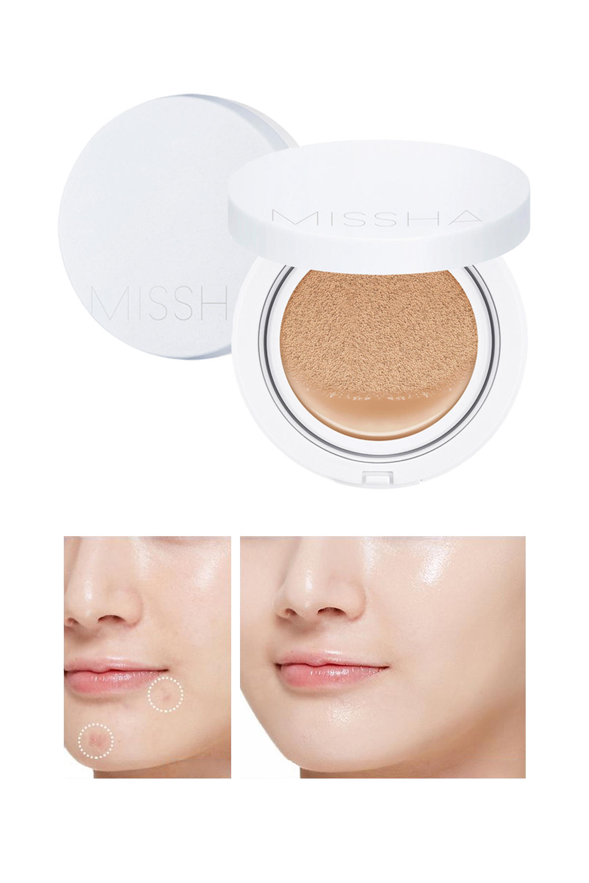Missha Magic Cushion 23 Güneş Koruyuculu Pudra Kompakt Fondöten 15 gr