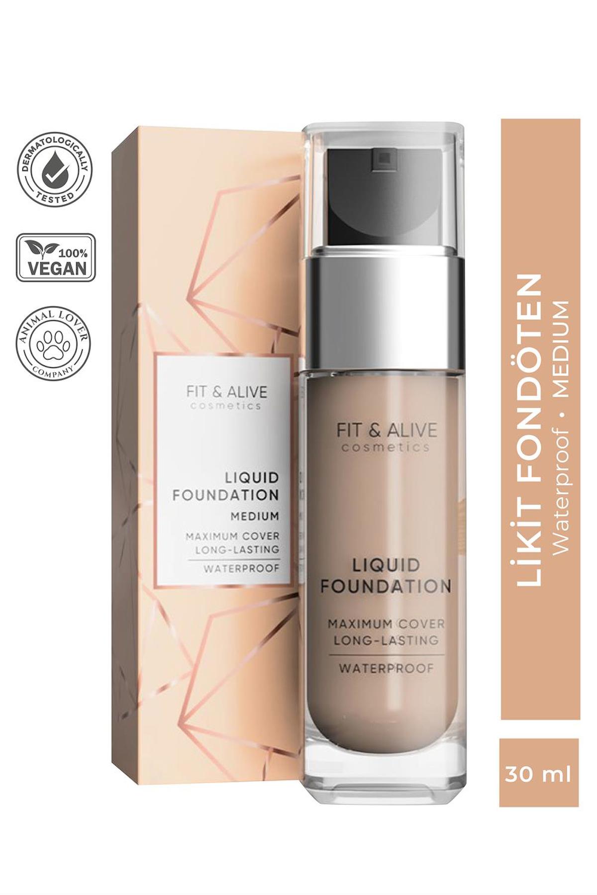 Fit & Alive Cosmetics 102 Likit Serum Fondöten 30 ml
