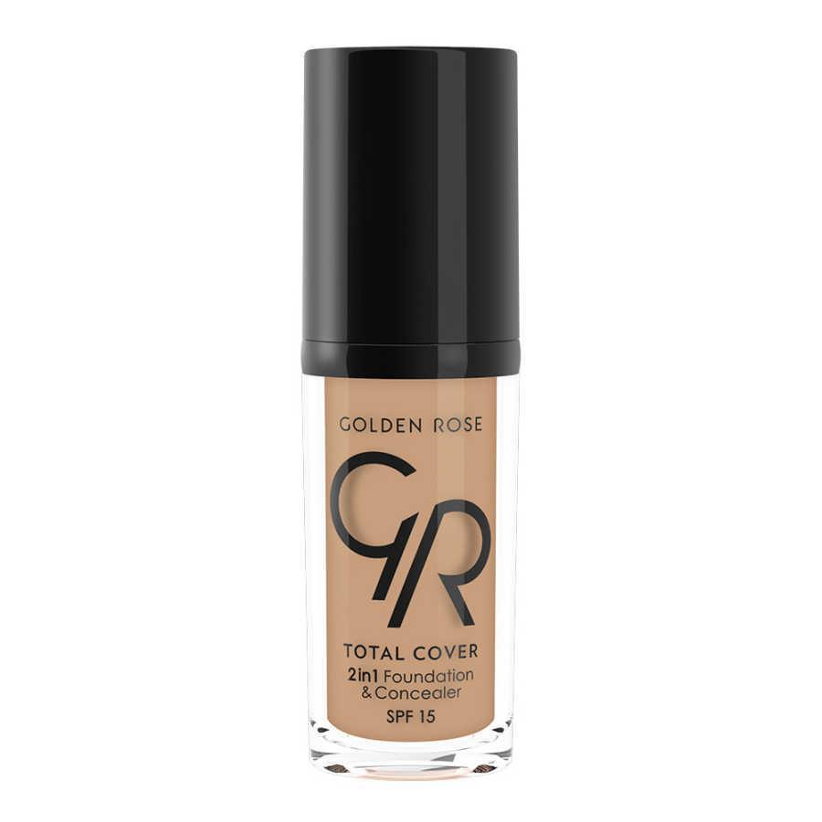 Golden Rose Total Cover 2 in 1 18 Likit Serum Fondöten 30 ml