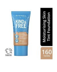 Rimmel London Kind & Free 160 Vanilla Vegan Krem Tüp Fondöten 30 ml