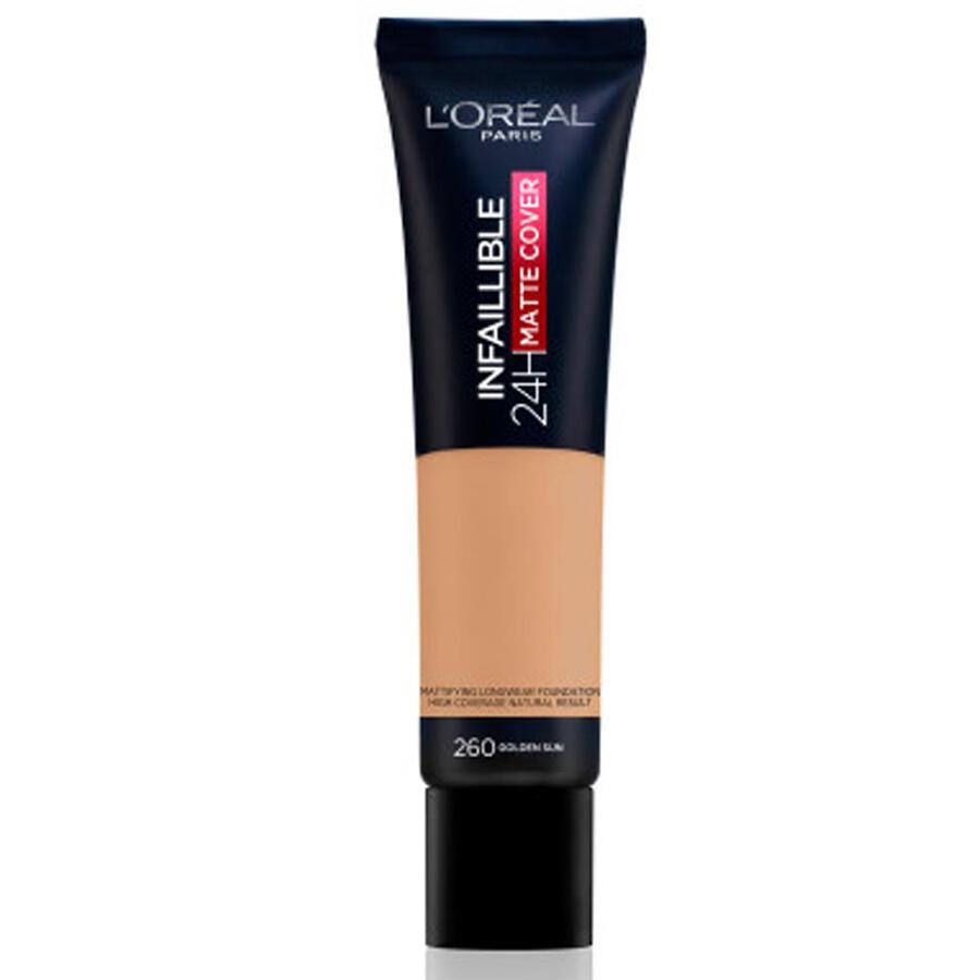 L'Oréal Paris Infaillible 24h Matte Cover 260 Likit Serum Fondöten 30 ml
