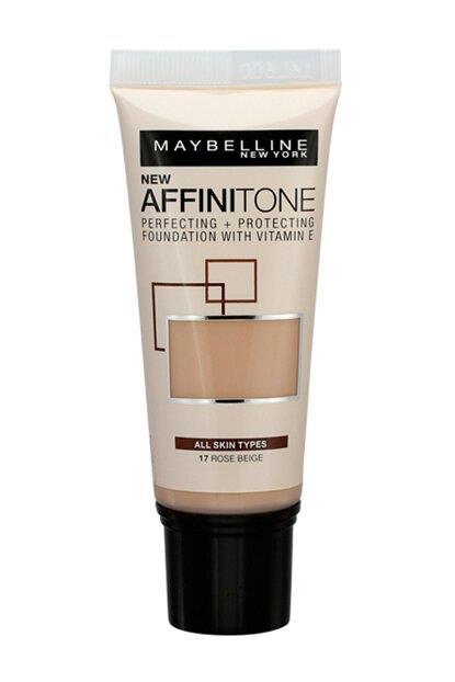 Maybelline New York Affiniton Perfecting Protecting 17 Rose Beıge Likit Tüp Fondöten 30 ml