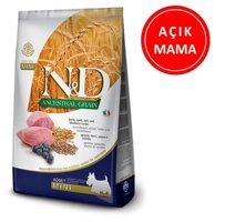 N&D Ancestral Grain Kuzu Etli ve Yaban Mersinli Mini Irk Kuru Köpek Maması 1 kg